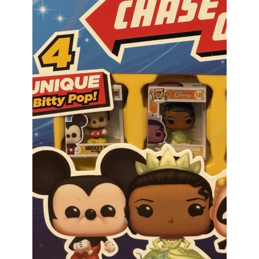Disney Bitty Pop! Chase Game with Limited Edition Chase Maleficent Funko. NIB